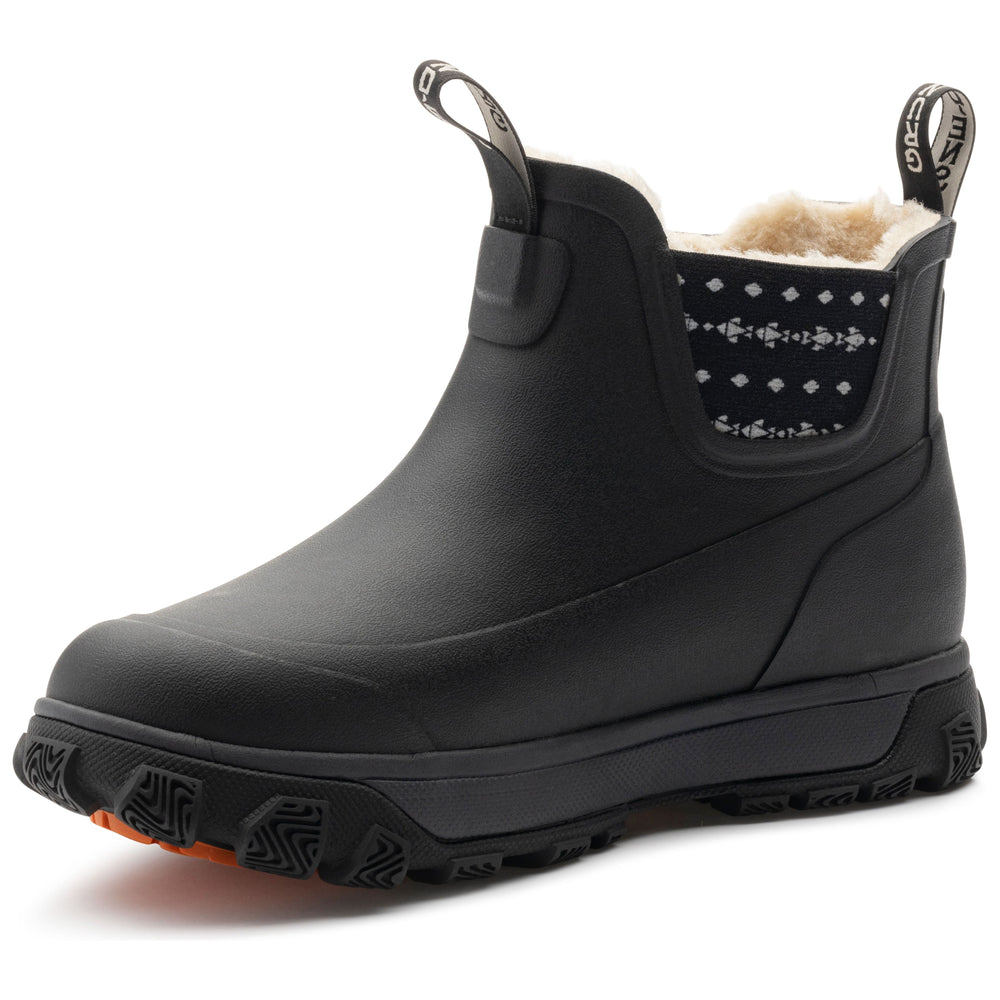 Grundens Women's Deviation Sherpa Ankle Boot Black Image 02