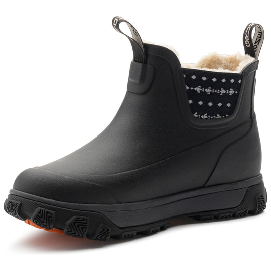 Grundens Women's Deviation Sherpa Ankle Boot Black Image 02