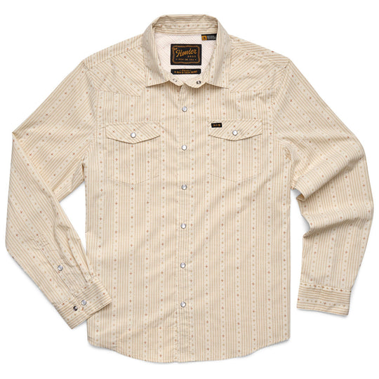 Howler Brothers H Bar B Tech Longsleeve Supernova Stripe : Leche Image 01