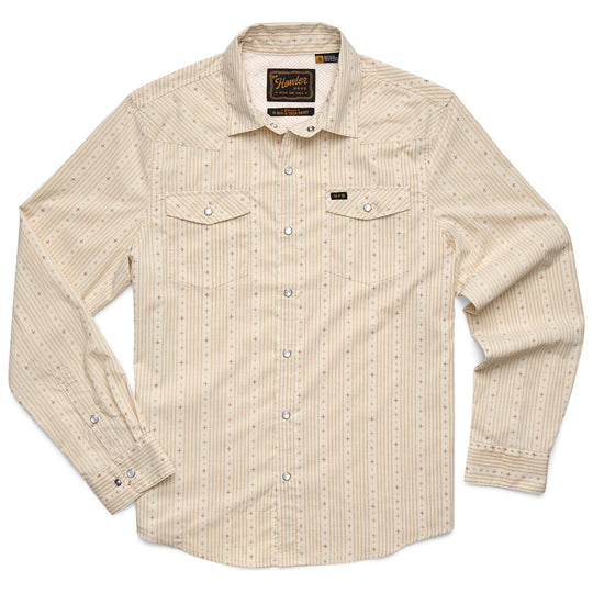 Howler Brothers H Bar B Tech Longsleeve Supernova Stripe : Leche Image 01