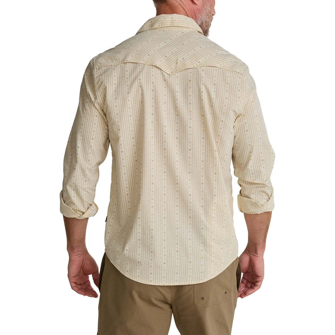 Howler Brothers H Bar B Tech Longsleeve Supernova Stripe : Leche Image 06