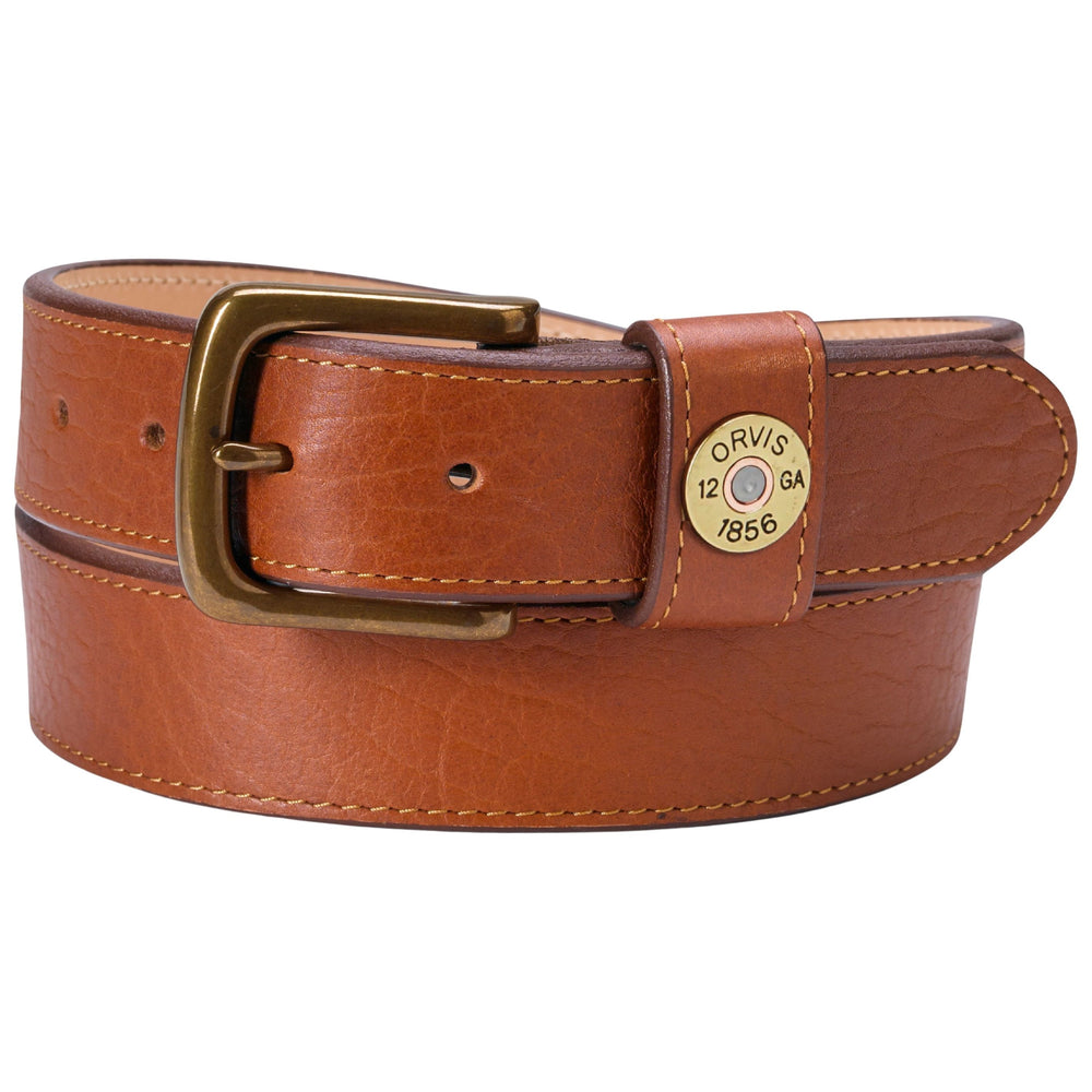 Orvis Bison Leather Shotshell Belt Hazel Image 01