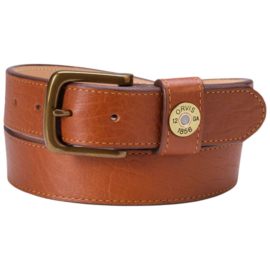 Orvis Bison Leather Shotshell Belt Hazel Image 01