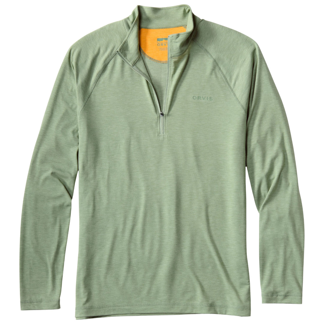 Orvis Dricast 1/4 Zip Aloe Image 01
