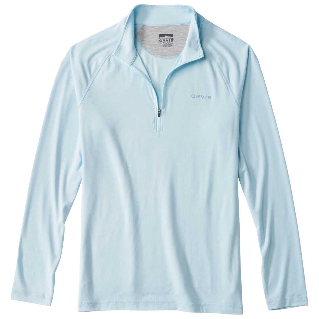 Orvis Dricast 1/4 Zip Blue Mist Image 01