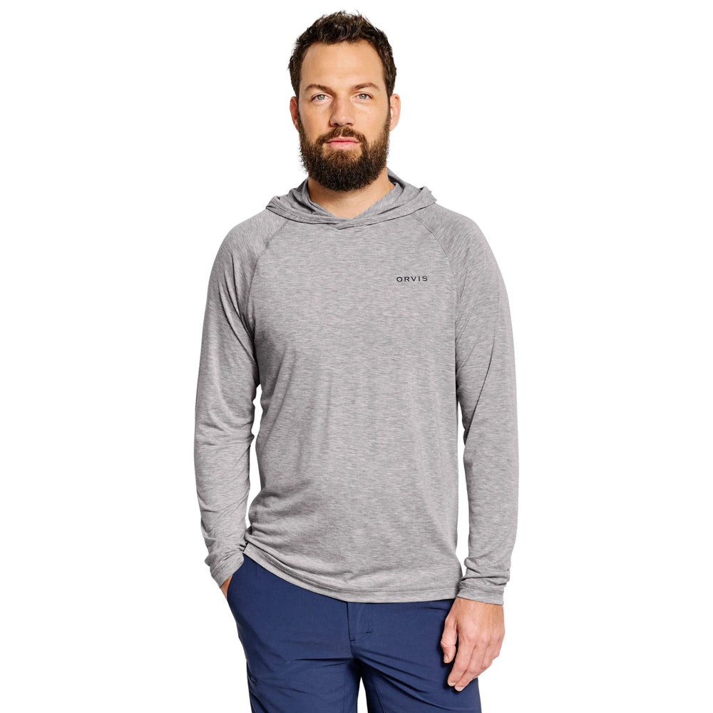 Orvis Dricast Hoodie Light Gray Heather Image 02