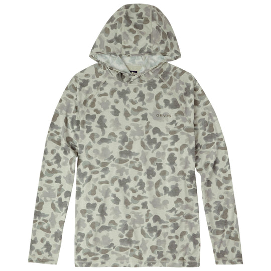 Orvis Men's Dricast Hoodie Celadon Camo Image 01