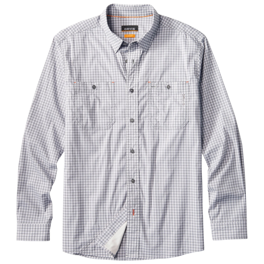 Orvis Men's River Guide Long Sleeve Shirt 2.0 Titanium Image 01