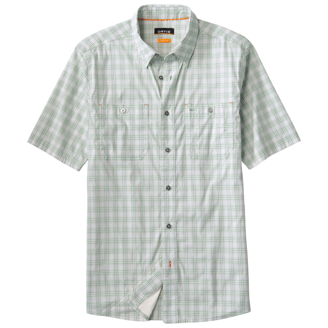 Orvis Men's River Guide Short Sleeve Shirt 2.0 Aloe Image 01