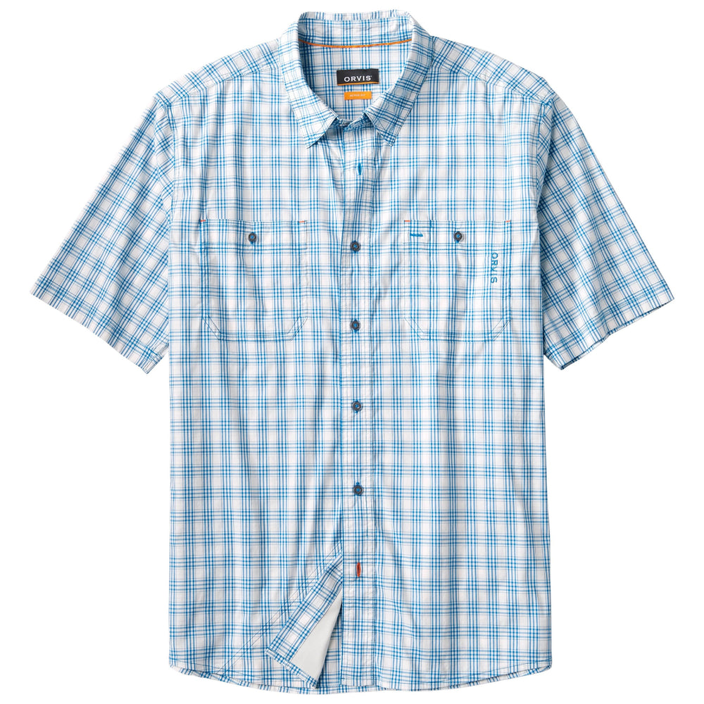 Orvis Men's River Guide Short Sleeve Shirt 2.0 Pacific Blue Image 01