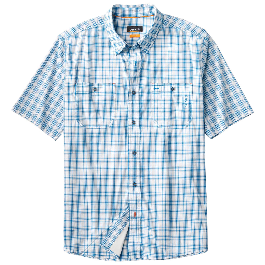 Orvis Men's River Guide Short Sleeve Shirt 2.0 Pacific Blue Image 01