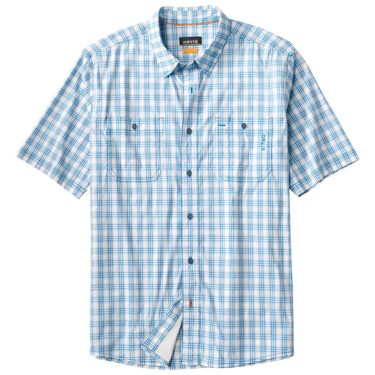 Orvis Men's River Guide Short Sleeve Shirt 2.0 Pacific Blue Image 01