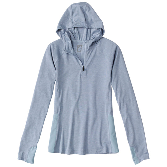 Orvis Women's PRO Sun Hoodie II Blue Fog Image 01