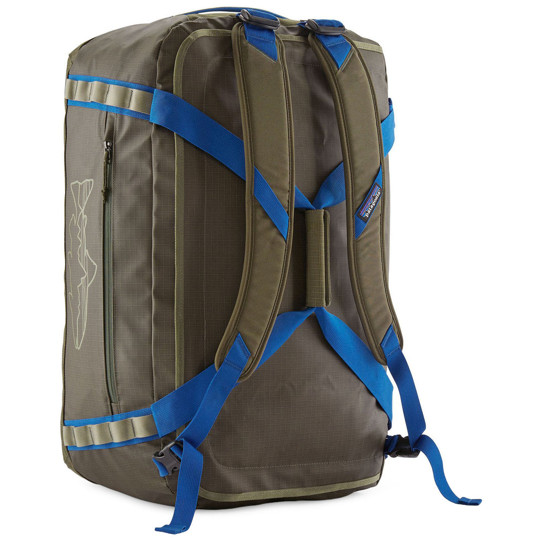 Patagonia Black Hole Duffel 55L Basin Green with Fitz Trout Image 02