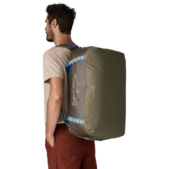 Patagonia Black Hole Duffel 55L Basin Green with Fitz Trout Image 03