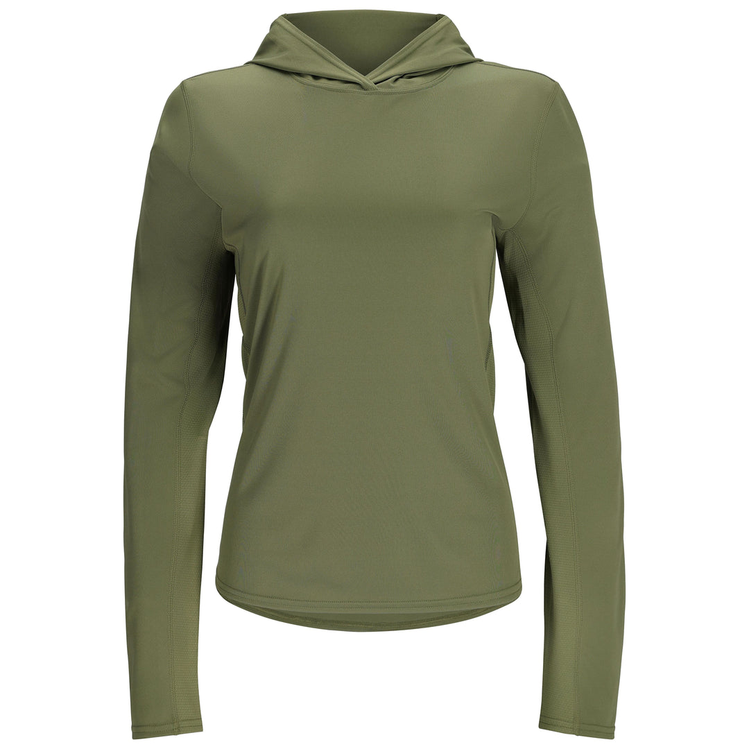 Simms Women's Challenger Solar Hoody Dark Clover Image 01