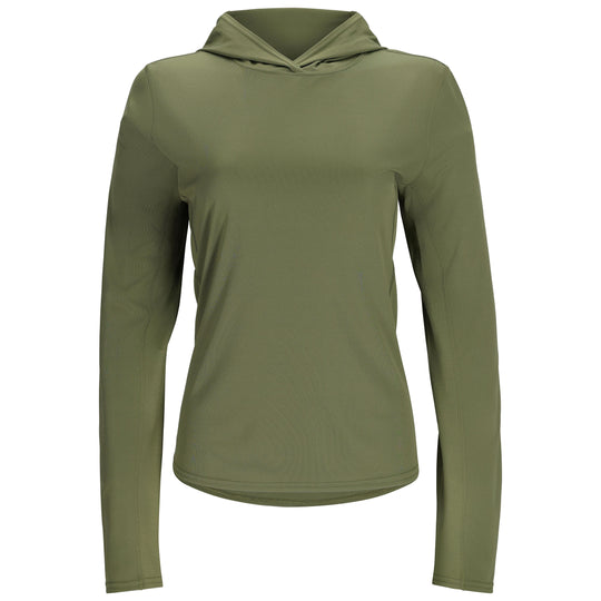 Simms Women's Challenger Solar Hoody Dark Clover Image 01