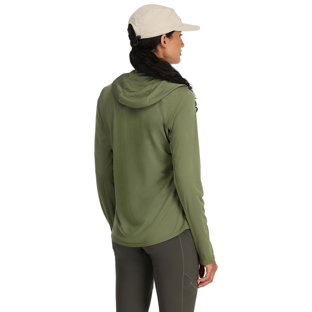 Simms Women's Challenger Solar Hoody Dark Clover Image 03