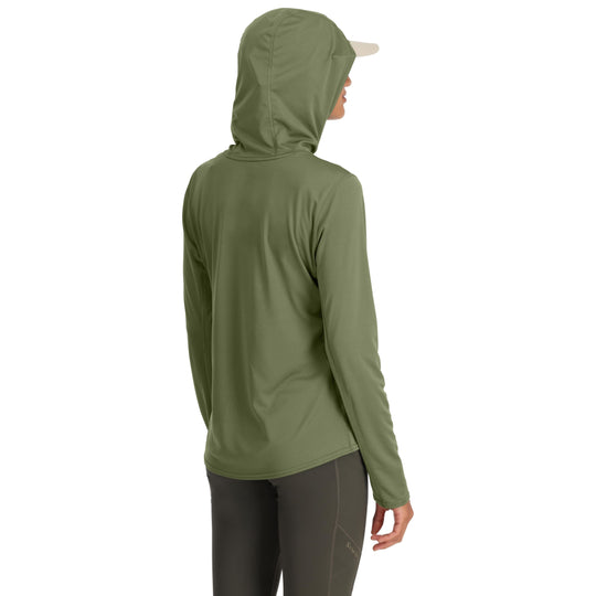Simms Women's Challenger Solar Hoody Dark Clover Image 05