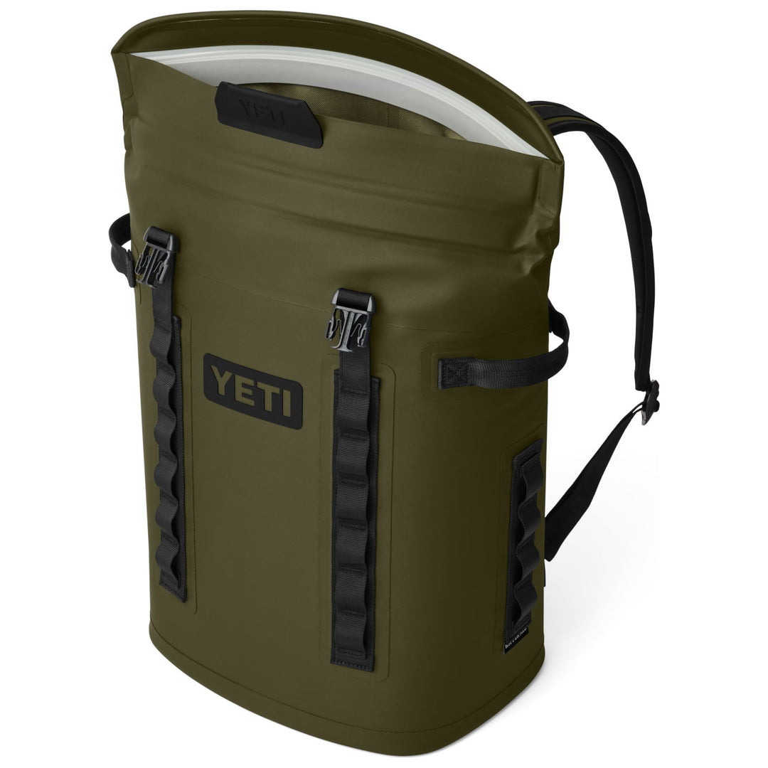 YETI Hopper Backpack M20 Soft Cooler Olive / Black Image 03