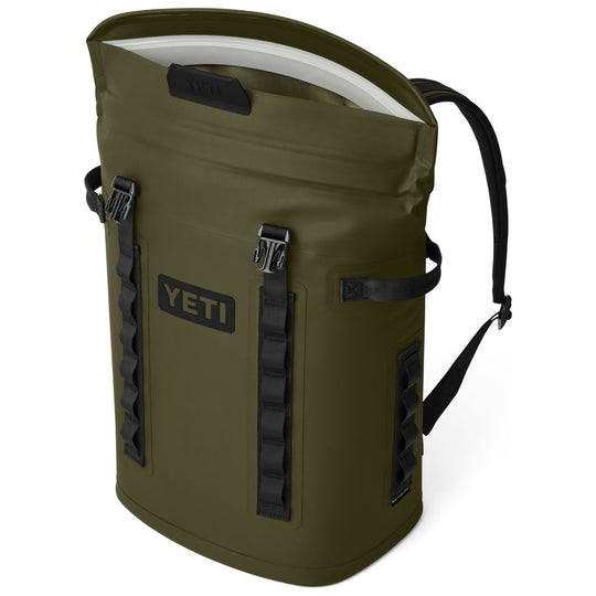 YETI Hopper Backpack M20 Soft Cooler Olive / Black Image 03