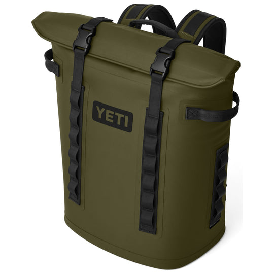 YETI Hopper Backpack M20 Soft Cooler Olive / Black Image 04