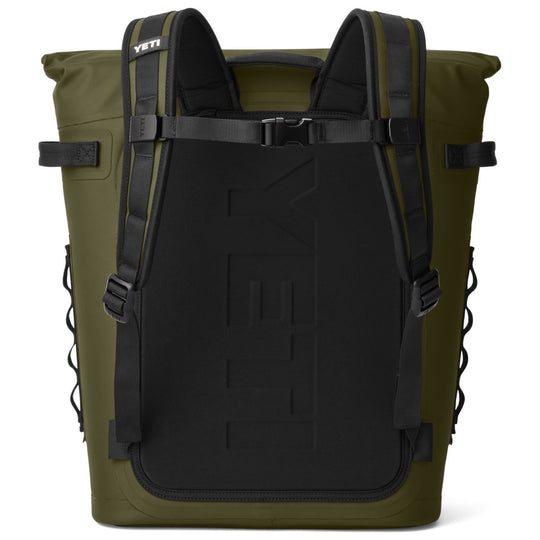 YETI Hopper Backpack M20 Soft Cooler Olive / Black Image 05