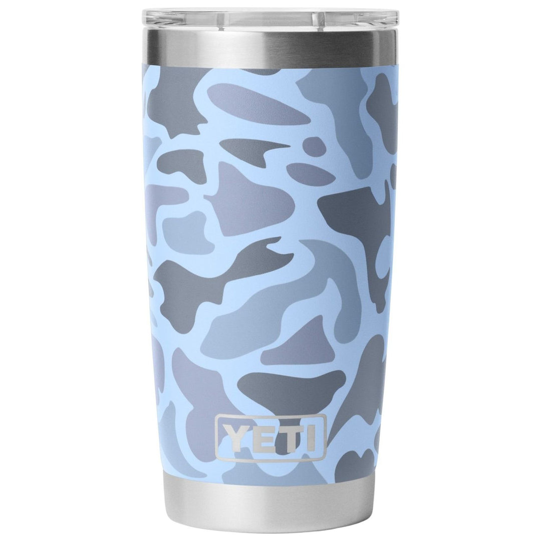 YETI Rambler 20 oz Tumbler with MagSlider Lid Blue Camo Image 01