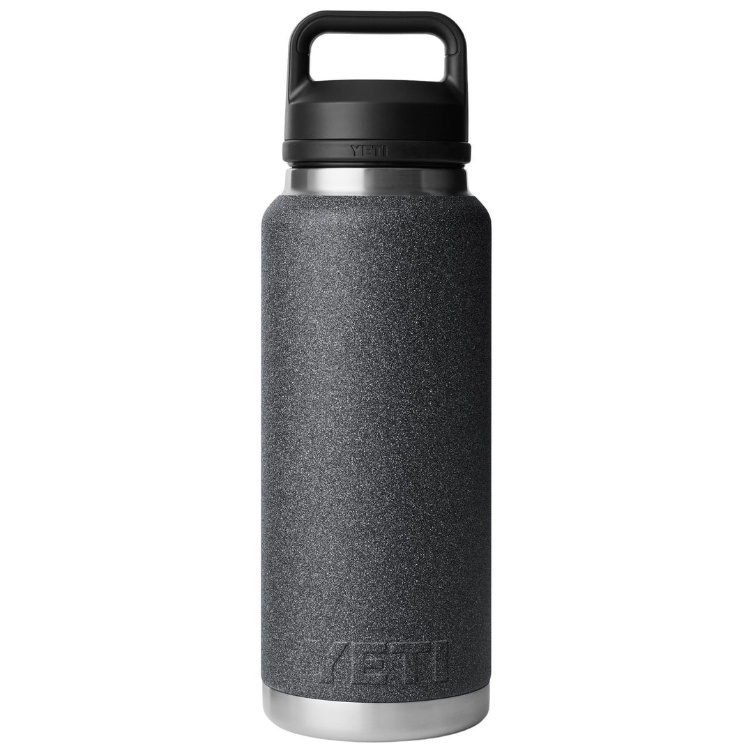YETI Rambler 36 oz Water Bottle with Color Matched Chug Cap Black Stone Image 02
