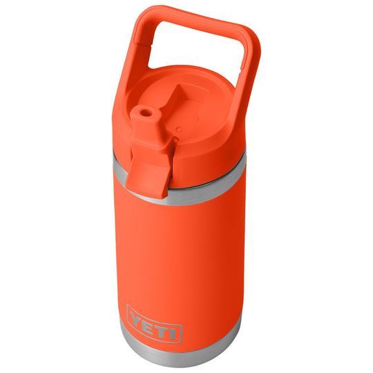 YETI Rambler Jr. 12 oz Bottle with Straw Cap Papaya Image 04