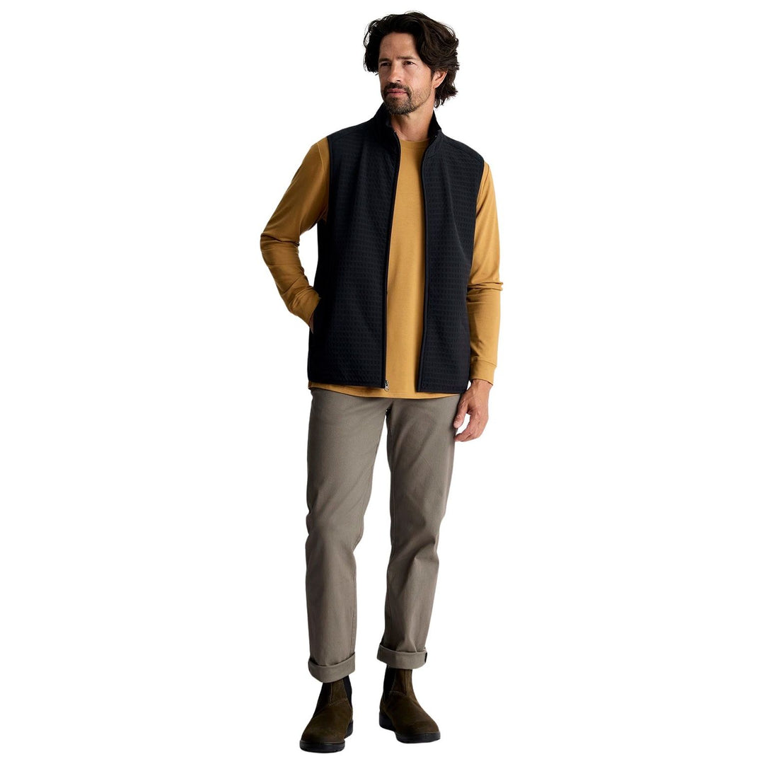 Free Fly Men's Gridback Fleece Vest Black Image 03