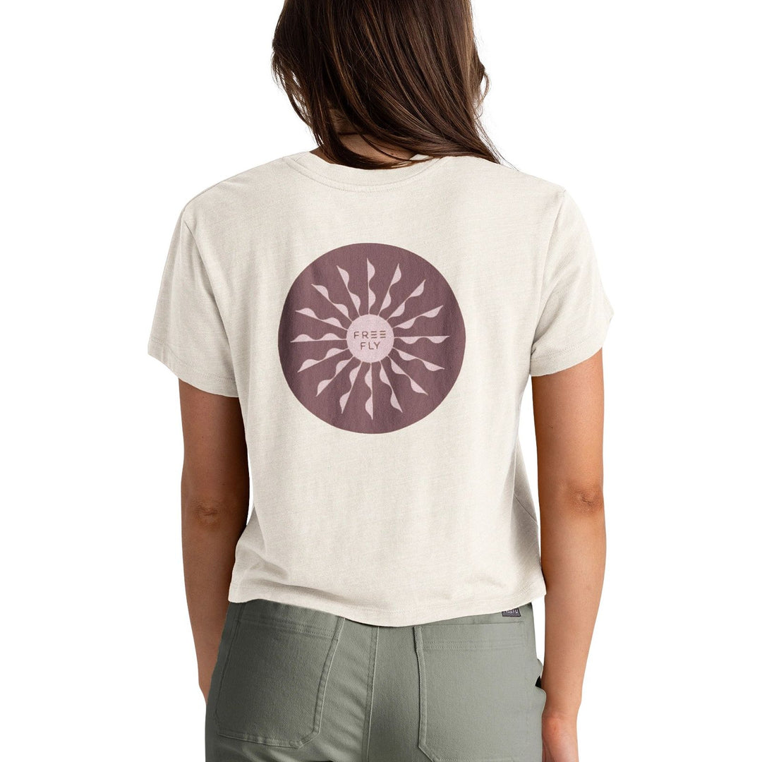 Free Fly Women's Sol Tee Heather Birch Image 01