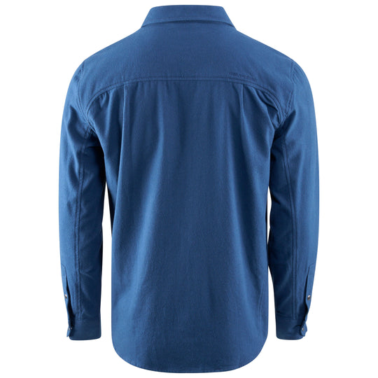 Grundens Dispatch Flannel Shirt Blue Abyss Image 02