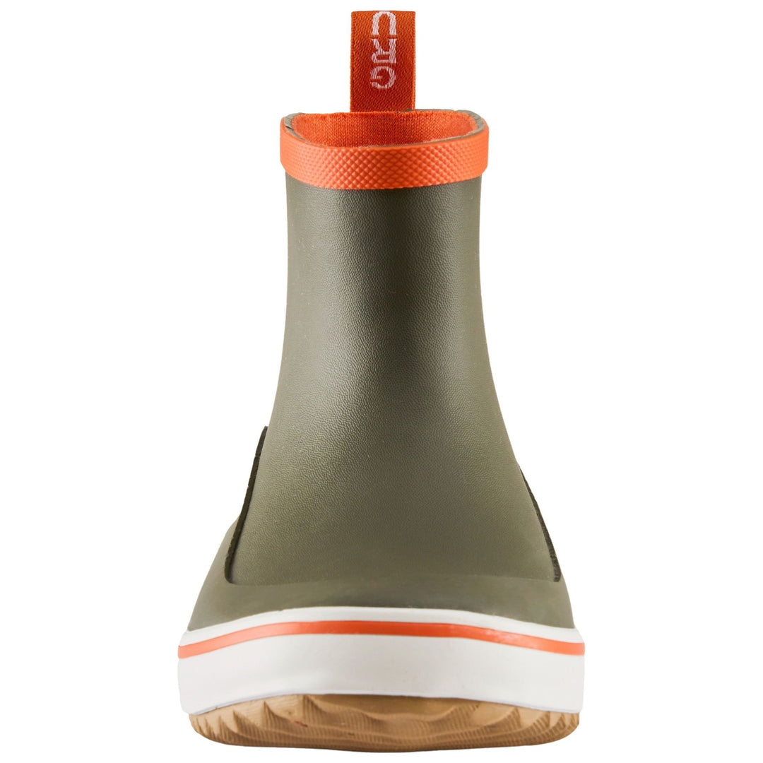 Grundens Kid's Guppy Rain Boot Olive Green Image 02