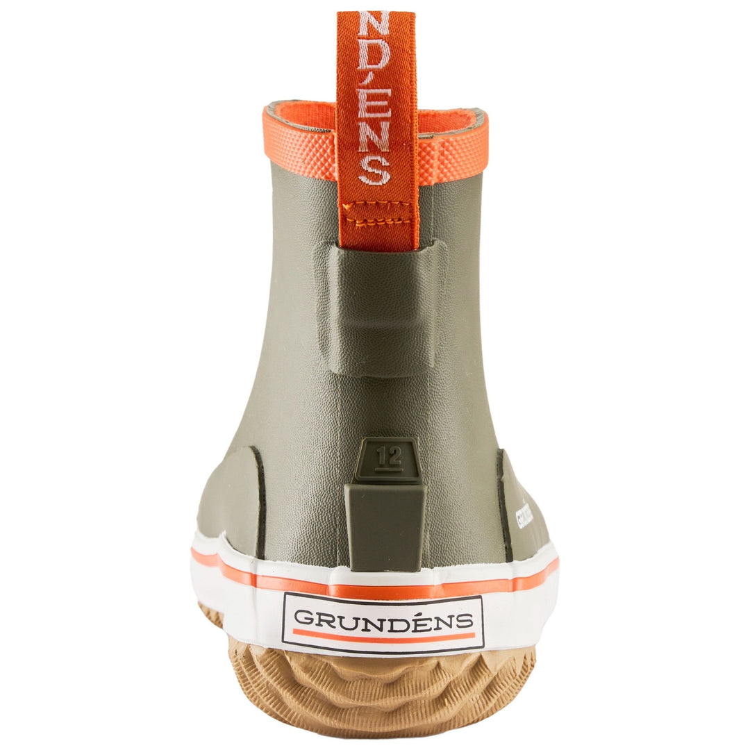 Grundens Kid's Guppy Rain Boot Olive Green Image 03
