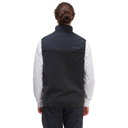 Grundens Men's Bering Fleece Pro Vest Anchor / Black Image 04