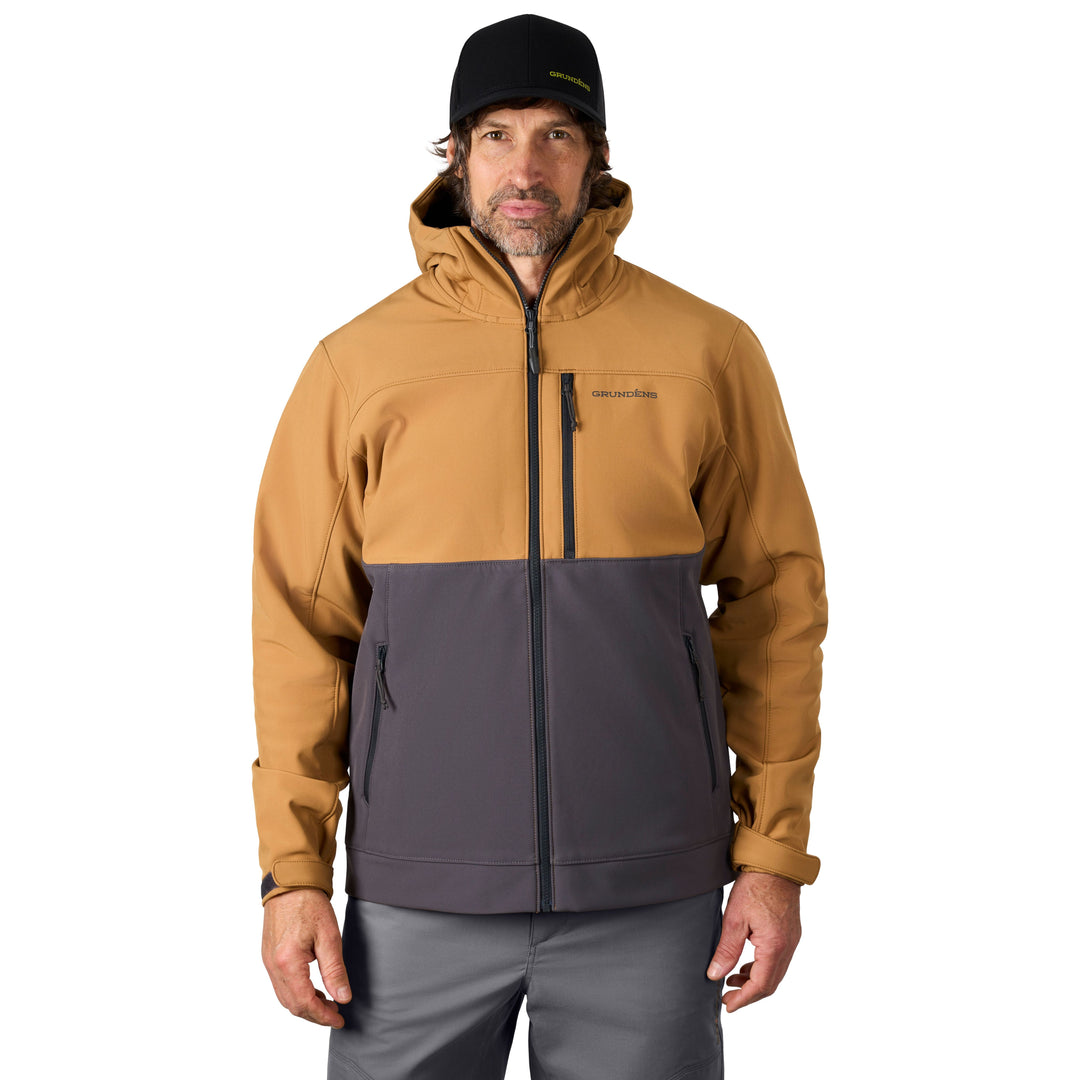 Grundens Men's Bulkhead Jacket Whiskey/Anchor Image 04