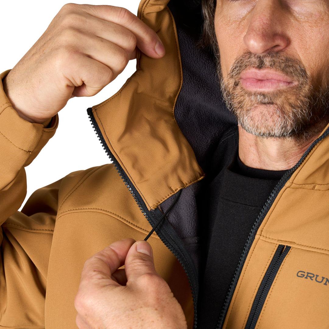 Grundens Men's Bulkhead Jacket Whiskey/Anchor Image 10