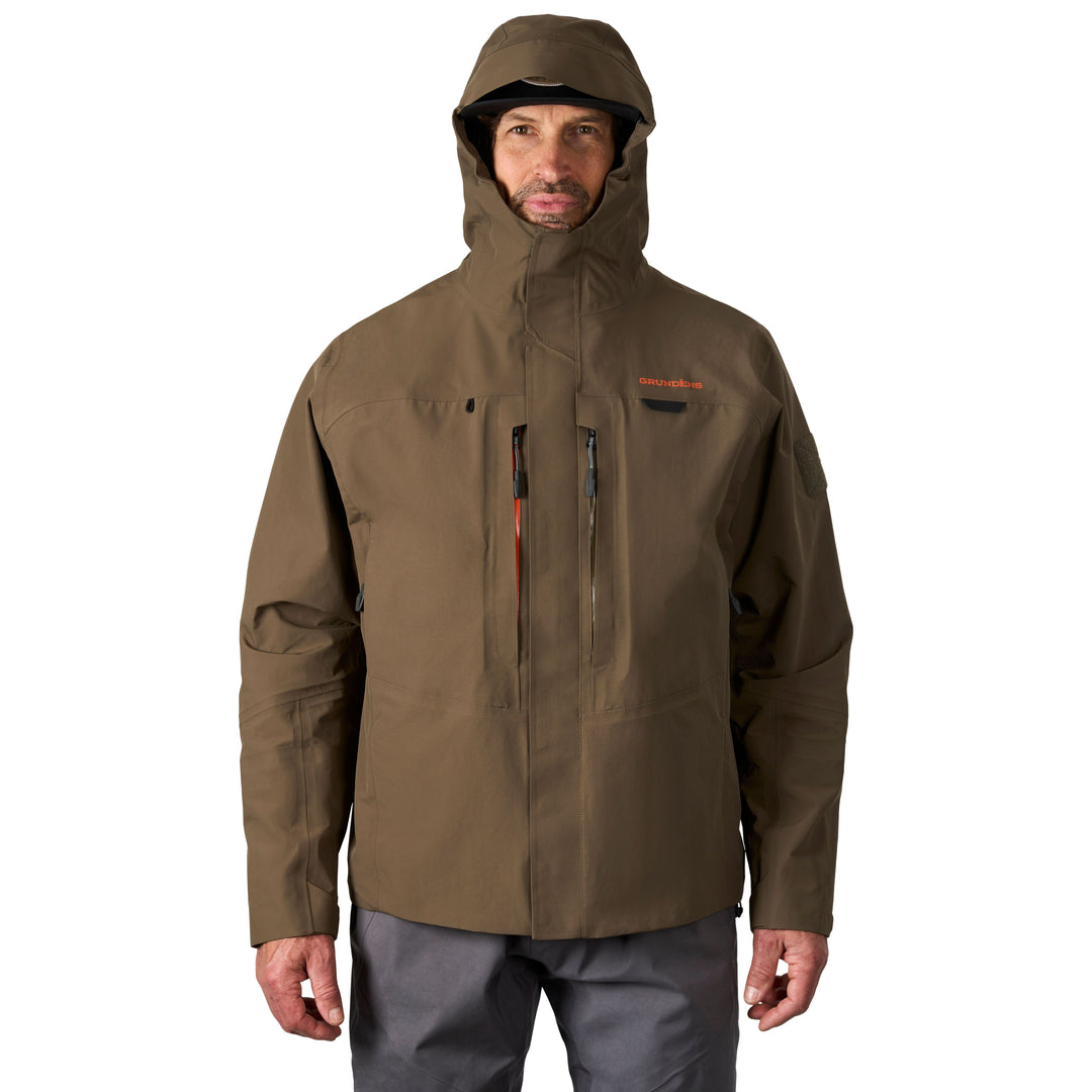 Grundens Vector Wading Jacket Otter Image 07
