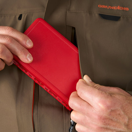 Grundens Vector Wading Jacket Otter Image 12