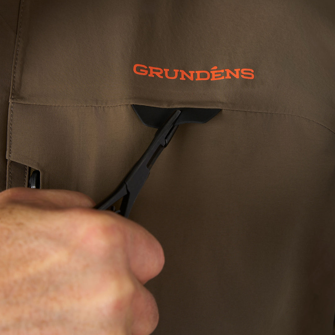 Grundens Vector Wading Jacket Otter Image 16
