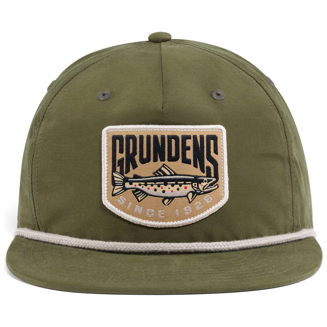 Grundens Trout Patch Rope Trucker Loden Image 01