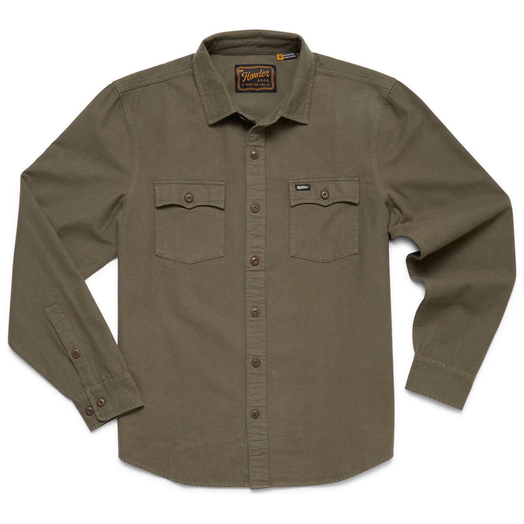 Howler Brothers Novato Shirt Drab Olive Image 01