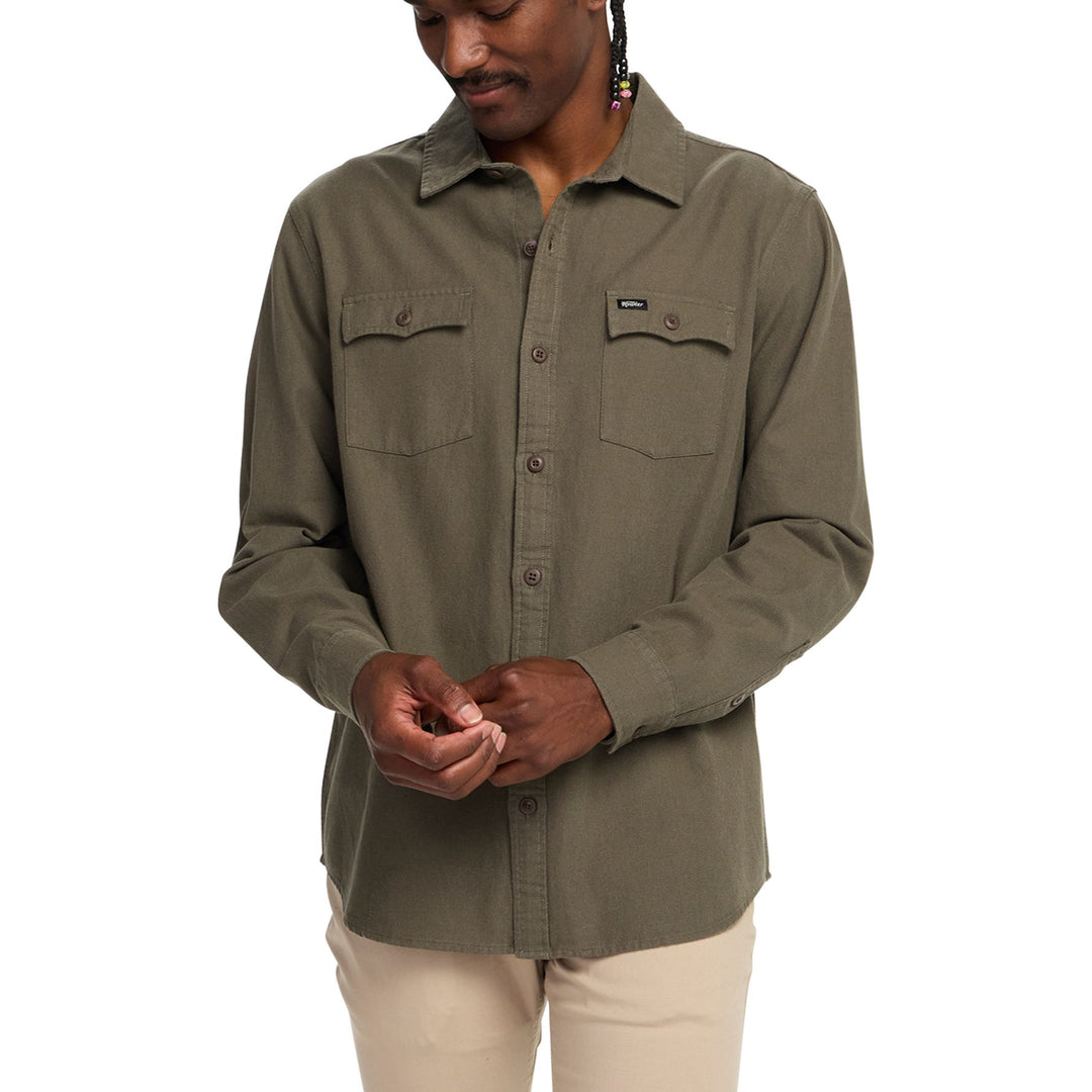 Howler Brothers Novato Shirt Drab Olive Image 03