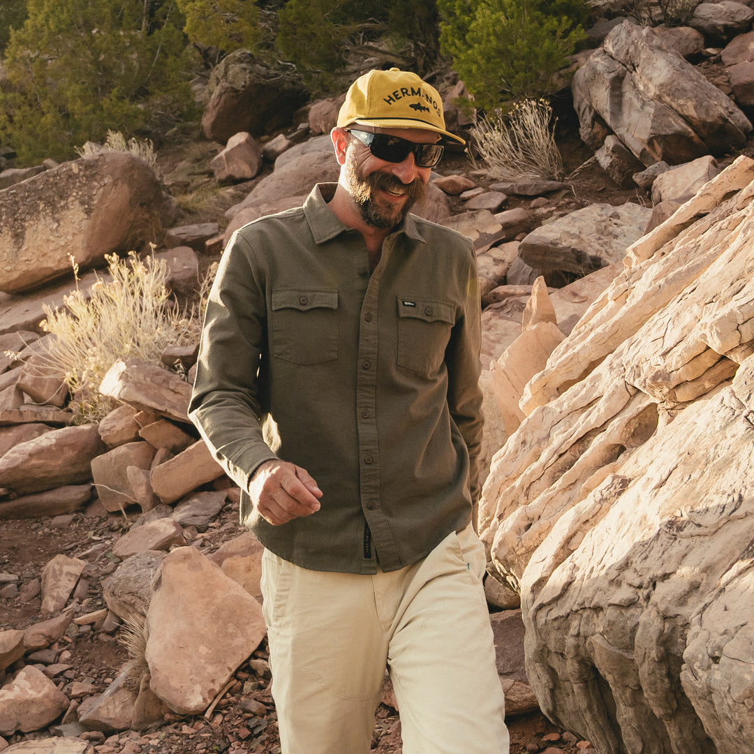 Howler Brothers Novato Shirt Drab Olive Image 06