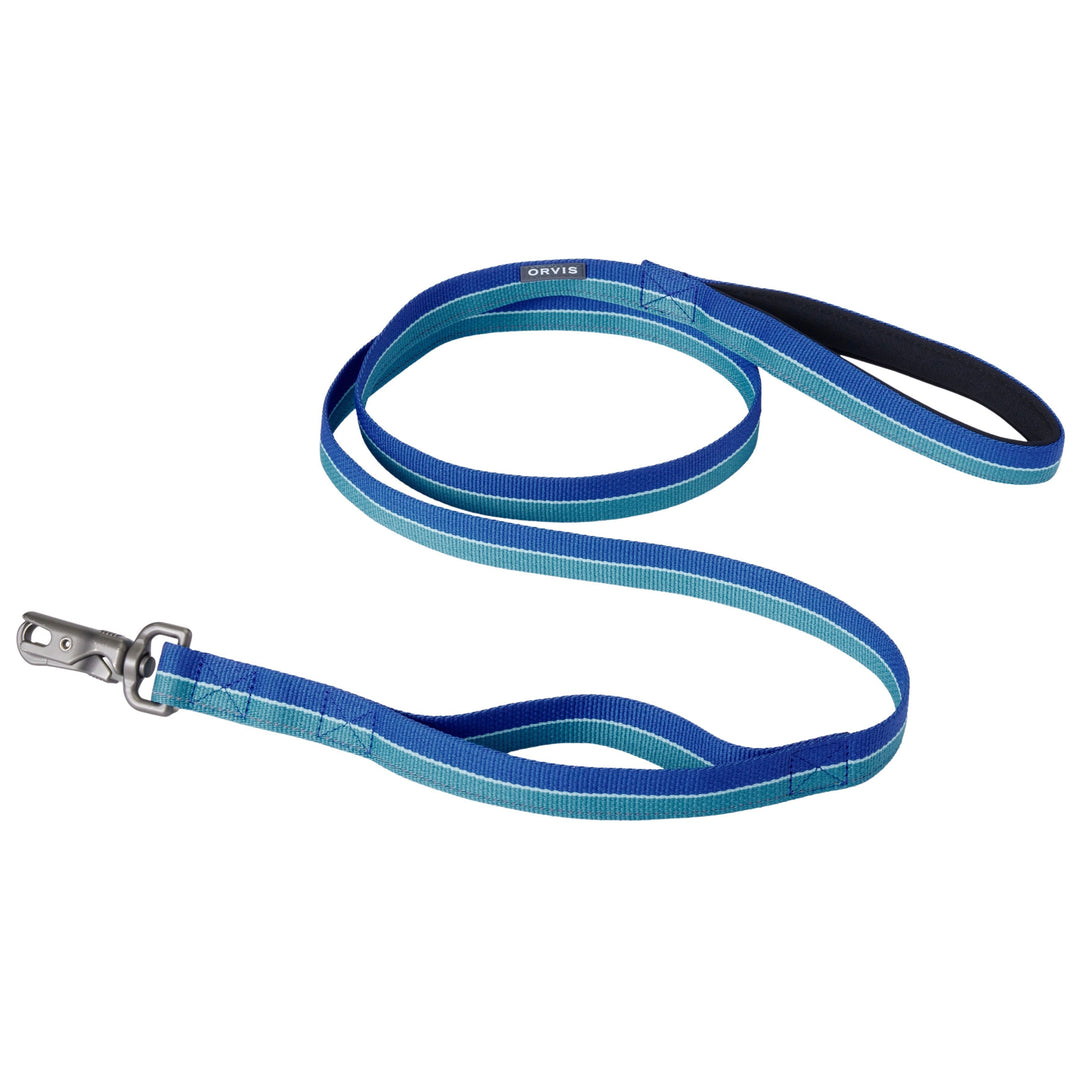 Orvis Tough Trail Woven Dog Leash Blue Image 01