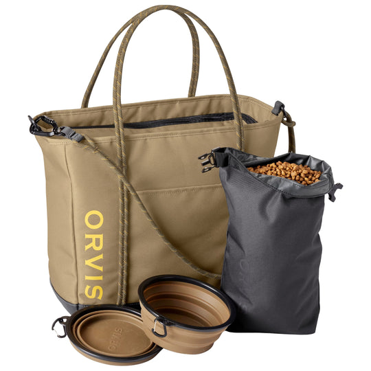 Orvis ToughTrail Dog Travel Tote Kit Bronze Image 01