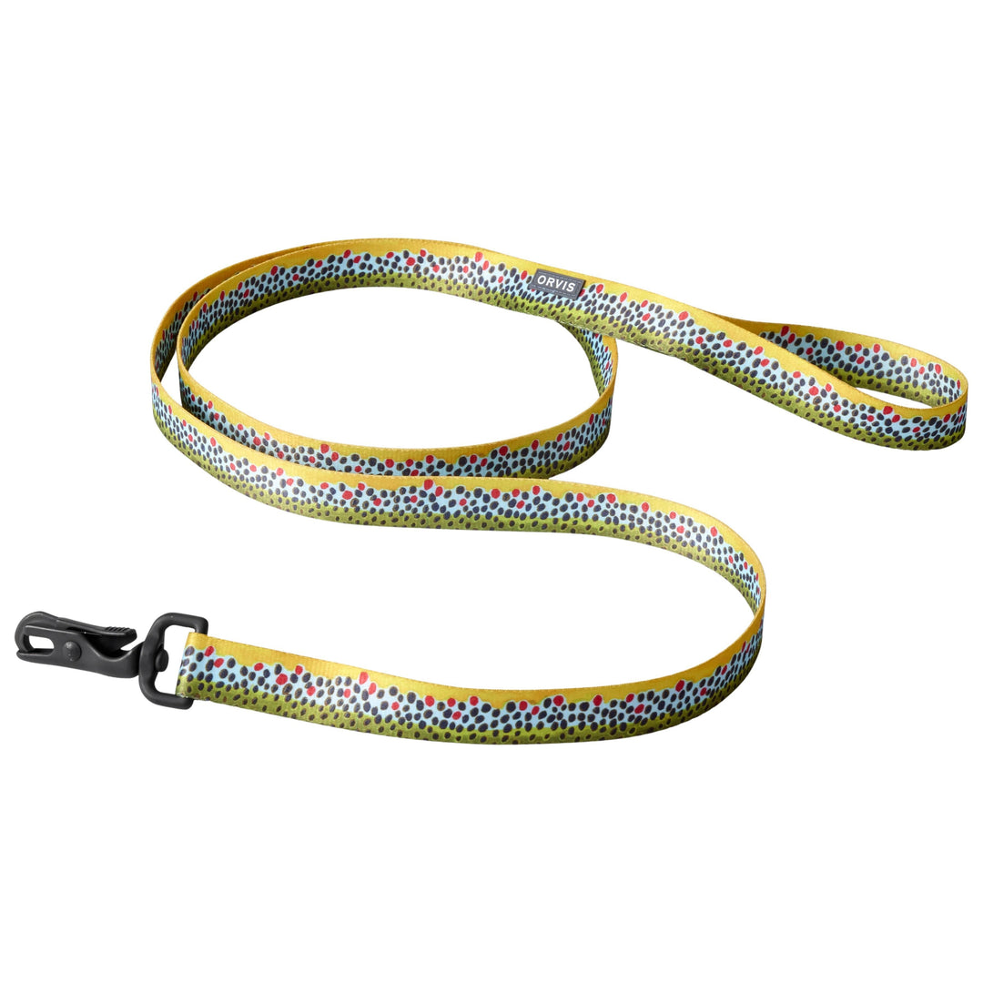 Orvis Woven Dog Leash Brown Trout Image 01