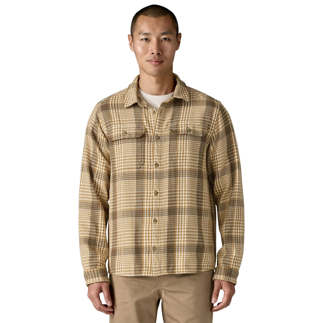 Patagonia Men's Fjord Loft Shirt Roam: Nest Brown Image 02