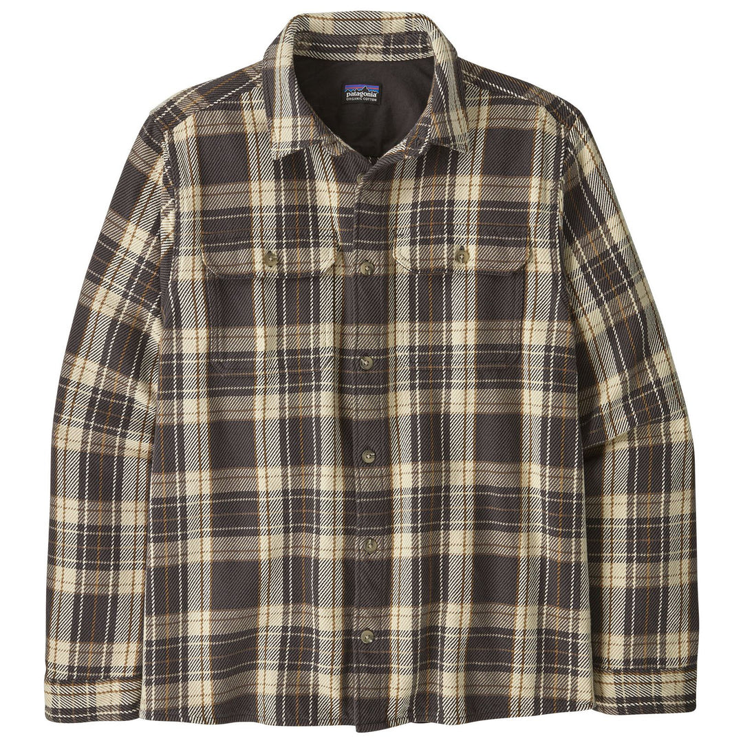 Patagonia Men's Fjord Loft Shirt Sculptor: Ink Black Image 01